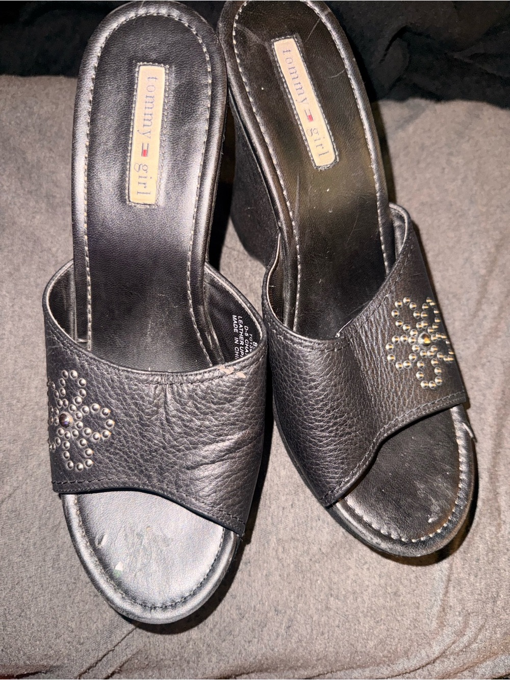 Vintage tommy girl wedges 8.5